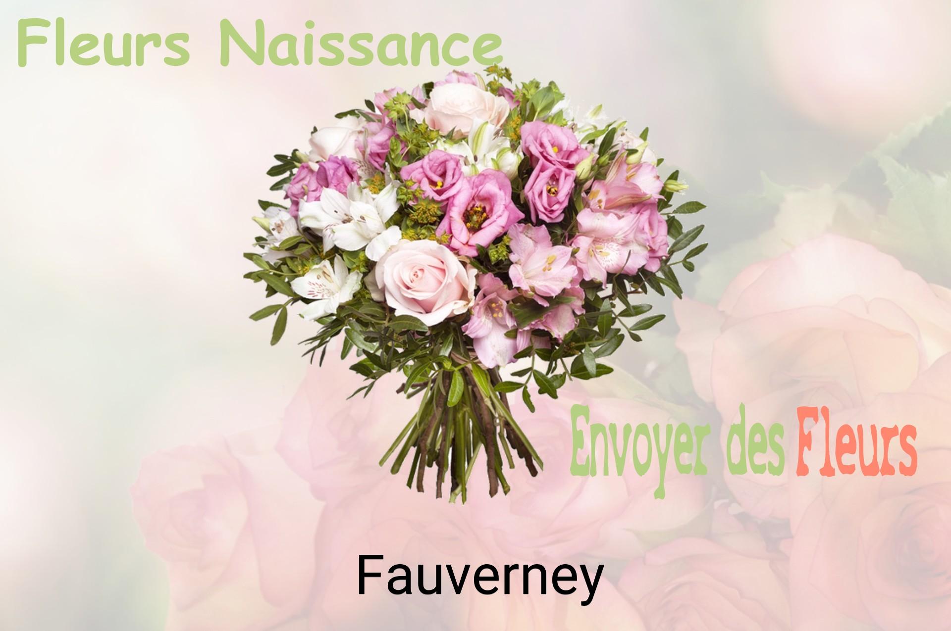 Bouquet de fleurs de naissance livré à Fauverney